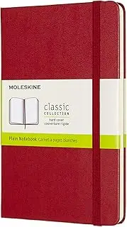 Moleskine QP052F2 Notebook Classic Notebook Hardcover Solid Medium Size Scarlet Red