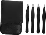 DECOMELODY 1Set Portable Stainless Steel Eyebrow Tweezer Beauty Tool for Precision Grooming for Salon Personal Use Durable and Safe for Delicate Skin