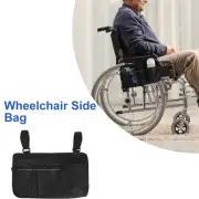 Wheelchair Side Bag with Reflective Strap Large Capacity Wheelchairs jeyWJ