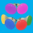 10x 5W LED R63 Coloured Reflector Disco Spot Light Bulb ES E27 Screw Lamp 85-265