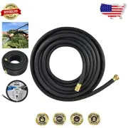 Premium 25ft Rubber Garden Hose - Flexible, Durable, and Kink-Resistant