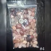 Crystal Quartz Agate Tumbled Stones 10oz Bundle Deal Rose Quartz