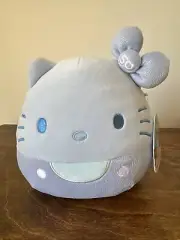Squishmallows Hello Kitty 50th Anniversary 8" Soft Plush Blue Stuffed Animal NEW