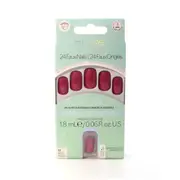 Helios Plant Based Red Square Nail