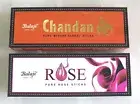 Balaji Combo Pack of Chandan & Rose Incense Sticks Agarbatti 250g each