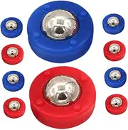 Totority Fun for Boys and Girls 10pcs Mini Shuffleboard Pucks Stylish Functional Tabletop Game Set
