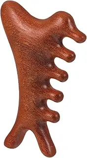 WOFASHPURET Ergonomic Wooden Comb for Scalp Massage Comfortable Grip Hair Scalp Tool Compact and Lightweight Daily Use Comb for Men and Travel Friendly Design