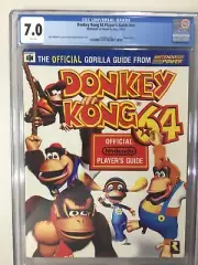 Nintendo Power DONKEY KONG 64 CGC Grade 7.0 Official Strategy Guide N64 RAREWARE