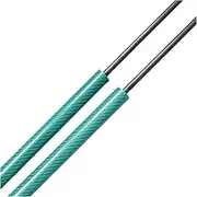 Qty(2) Car Tailgate Gas Spring Struts ，Compatible With Micra March K11 Hatchback 1992-2002 ，Compatible With Verita 550 Mm Lift Support Shock(Green Carbon Fiber)
