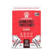Lakanto Classic Monk Fruit Sweetener Packets -Classic, 30 Count