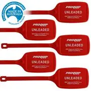 Pro Quip Fuel Id Tag 5Pk Signal Red Unleaded - 11040