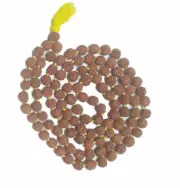 6 X Original Rudraksha 108 Beads Mala Vrindavan Jaap Mala Prayer Yoga