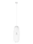 Beacon Lighting Olive 1 Light Large Tall Pendant in White