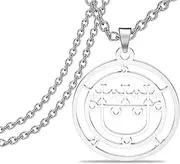 [LQRI] Sitri Seal Sigil Of Sitri Necklace Stainless Steel Jewelry Solomon Bitru Demon Sigil Symbol Pendant Necklace Demon Sigils Witchcraft Gift