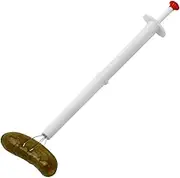 Pickle Grabber - Stainless Steel 4-Claw Picking Tool | 8-Inch Handy Tool for Cucumbers, Peppers, Jars, Ideal for Kitchens, Restaurants, Hotels, Bakeries, Delis, Durable PVC Design