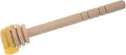 Hoement Honey Dipper Sticks Wooden Jam for Honey Jars Easy to Clean for Jam and Wine Mixing Beginner Friendly Kitchen Tool