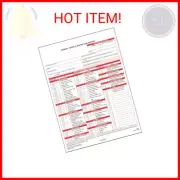 Annual Vehicle Inspection Report Form 10-pk. - Snap-Out Format, 3-Ply Carbonless