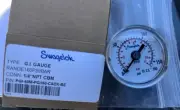 New Swagelok G.I. Guage PGI-40M-PG160-CAOX-BE. Swagelok 316SS Gauge
