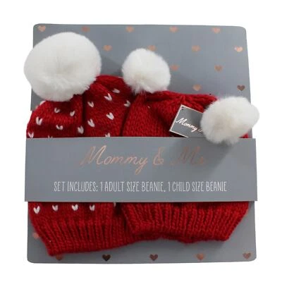 Mommy & Me Beanie Hat Gift Set by Collection Eighteen #GS008