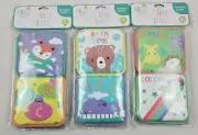 6 Magic Years Bath Books Infant ABC Color Number Animals Bath Time On The Go