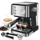 Espresso Machine 20 Bar,1.5L Water Tank Pressure Gauge Milk Frother Steam Coffee