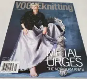 Vogue Knitting Pattern Magazine Holiday 2004 Women's Men's Sweaters Hats Scarves