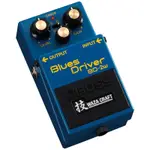 《白毛猴樂器》 BOSS BD-2W BLUES DRIVER 單顆 破音 電吉他效果器 電吉他 效果器