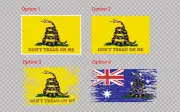 Rattlesnake Snake Distressed Flag Dont Tread on Me Resistance Sticker Decal