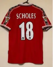 SCHOLES MU RETRO JERSEY