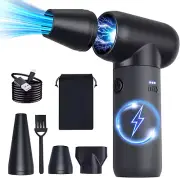 Compressed Air Duster - 180000RPM Jet Blower, 3-Speed Electric, No Canned Air fo