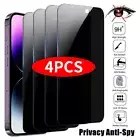 Full Cover For iPhone 15 14 13 12 11 Pro Max Privacy Screen Protector Anti-Spy