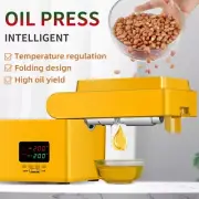 Household Portable Oil Press Machine Oil Extractor Hot Cold Press Machine 220V