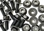 Honda Body Bolts & Nuts- M6-1.0 x 20mm Long- 10mm Hex- 40pcs (20ea)- #386F (for: Honda)