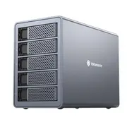 Yottamaster Hard Drive Enclosure -5-Bay 3.5-inch External RAID Hard Disk Storage Enclosure [Yottamaster-FS5RU3-AU-GY]