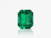 1.03 Carat Natural Loose Emerald, Vivid Green Octagonal, GRS Certified Genuine
