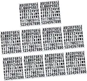 Operitacx DIY Labels Mailbox Number Stickers 10 Sheets Kitchen Labels Reusable Stickers Office Numbers for Home