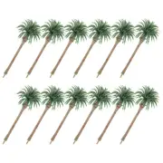 12 Pcs Tree Adornment Artificial Fake Grass for Project Toy Trees
