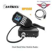 Anysecu WP-9900 UHF VHF Mini Mobile Radio 25W 200 Channels 136-174MHz 400-480MHz