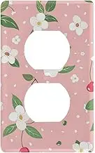 Pink Fresh Crushed Flower Decorative light plates switch covers unique wall switch plates tapa para interruptor de luz 4.53" x 2.76" Toggle Switch