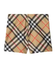 Burberry Kids Check Swim Shorts 12Y sand-colored