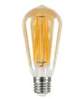 2.5W Integral Sunset ST64 LED Filament Light Bulb Edison Screw ES E27 Lamp 1800K