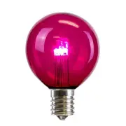 Vickerman XG50T19 G50 Transparent E17 Nickel Base LED Replacement Bulbs with ...