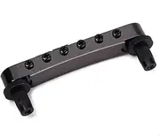 EPIGEIST Roller Saddle Guitar Bridge for Electric Guitar Durable Black Plated Coating Replacement for and Custom Builds