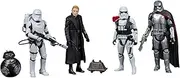STAR WARS Celebrate the Saga – 3.75 Inch The First Order Action Figure Set - Flametrooper, Captain Phasma, General Hux, First Order Officer, Mouse Droid, BB-9E - Collectible Toys for Kids - Ages 4+