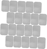 20Pcs Self Adhesive Metal Phone Mount Iron Plates Ultra Thin Magnet Stickers for Car Mounts Tablets Easy to Install Scratch Resistant Compatible with Phone Cases
