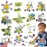 STEM Toys, SMILESSKIDDO 434 PCS Building Blocks, 36+ Robot Models Learning an