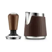 Breville the Force Gauge Tamper 58mm & the Pro Control Jug (Walnut)