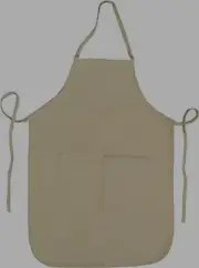 PORT AUTHORITY BEIGE APRON COOKING GRILLING CLEANING OSFA