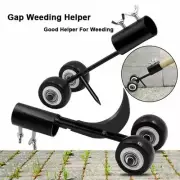 Portable Gap Weeder Hand Tool Grass Trimmer Adjustable Length Lawn Equipment