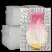 50Pcs Clear Bubble Out Pouches, 12"x16" Double Wall Cushioning Wrap for Shipping, Moving, Packaging Storage - Large Bubble Pouches for Fragile China Dishes, Electronic Items